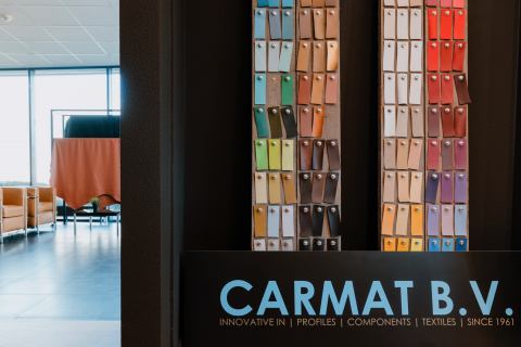 Inrichting kantoorpand Carmat /7Co Textiles te Zevenbergen