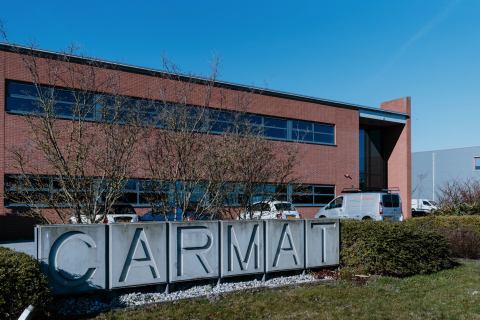 Inrichting kantoorpand Carmat /7Co Textiles te Zevenbergen