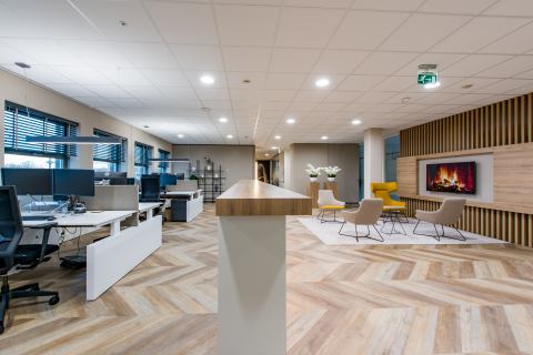 Inrichtingsontwerp Entree Baker Tilly