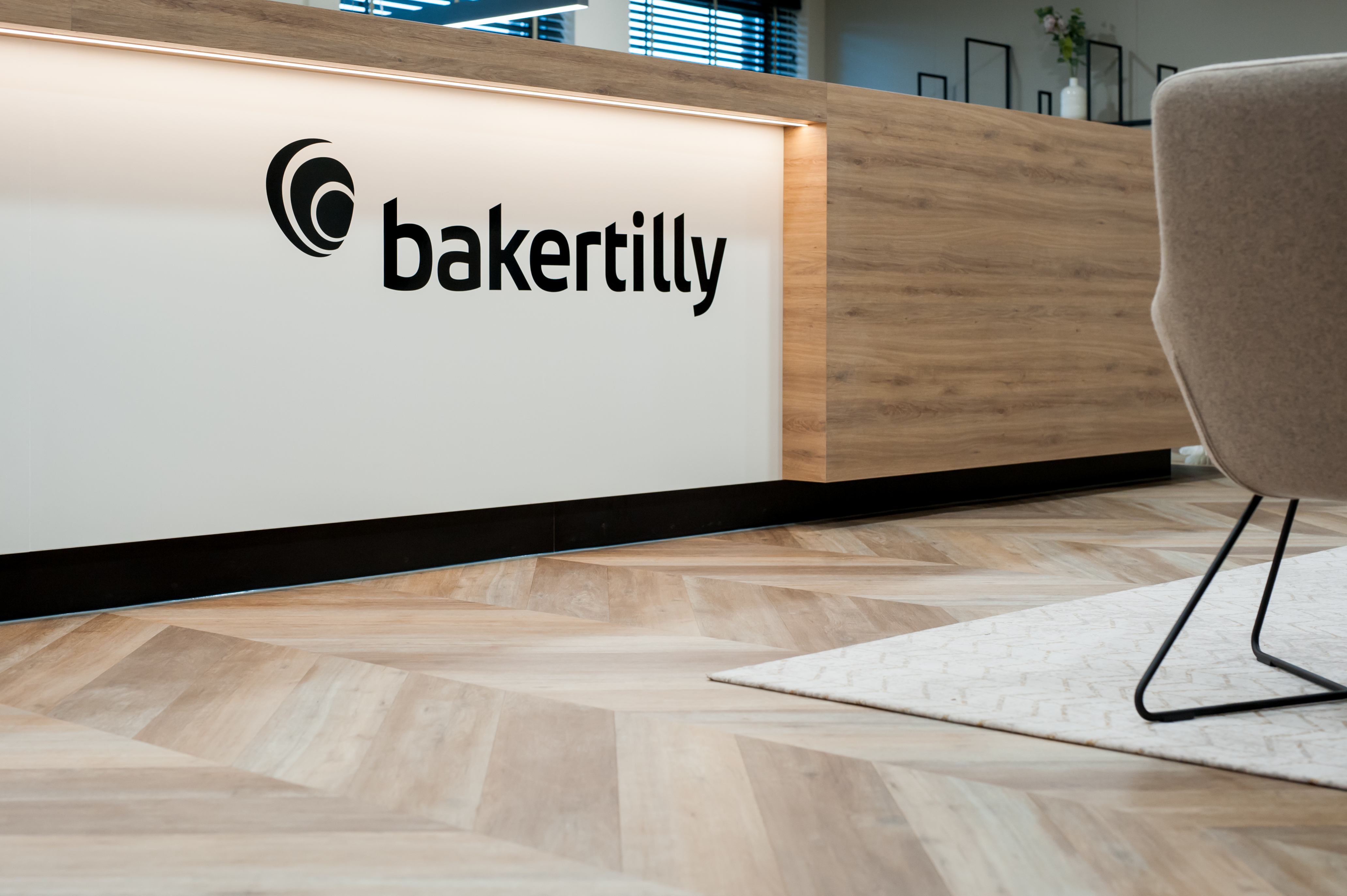 Inrichtingsontwerp Entree Baker Tilly