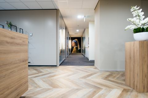 Inrichtingsontwerp Entree Baker Tilly