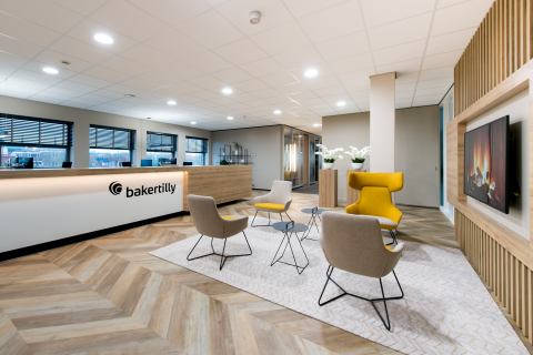 Inrichtingsontwerp Entree Baker Tilly